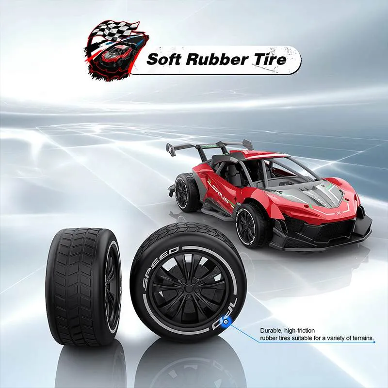 1/14 2.4GHZ 4CH High Frequency Alloy Remote Control High-speed Moter RC Racing Car