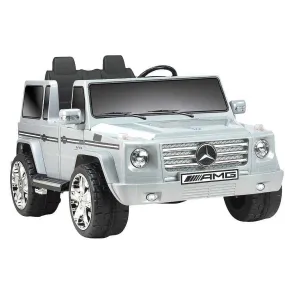 12V Mercedes Benz G55 AMG Ride-On - Silver