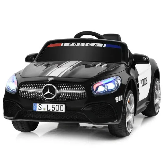 12V Mercedes-Benz SL500 Licensed Kids Ride On Car with Remote Control-Black