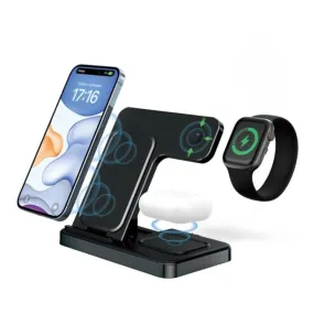 15W Fast Charge 3 in 1 Wireless Charger, Anti-Slip, Voctus