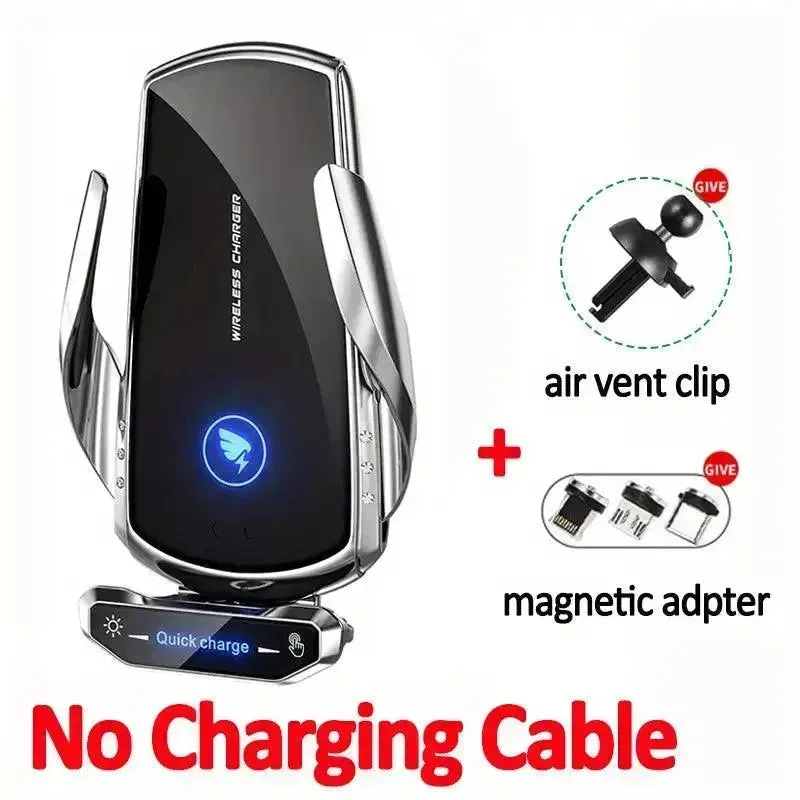 15W Fast Wireless Car Charger & Phone Holder