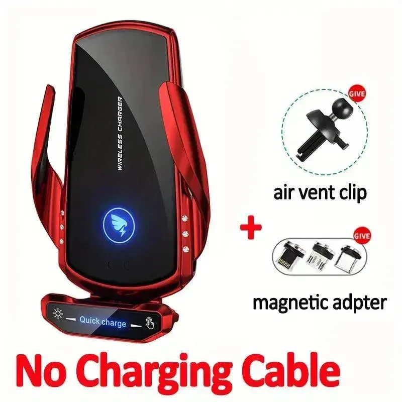 15W Fast Wireless Car Charger & Phone Holder