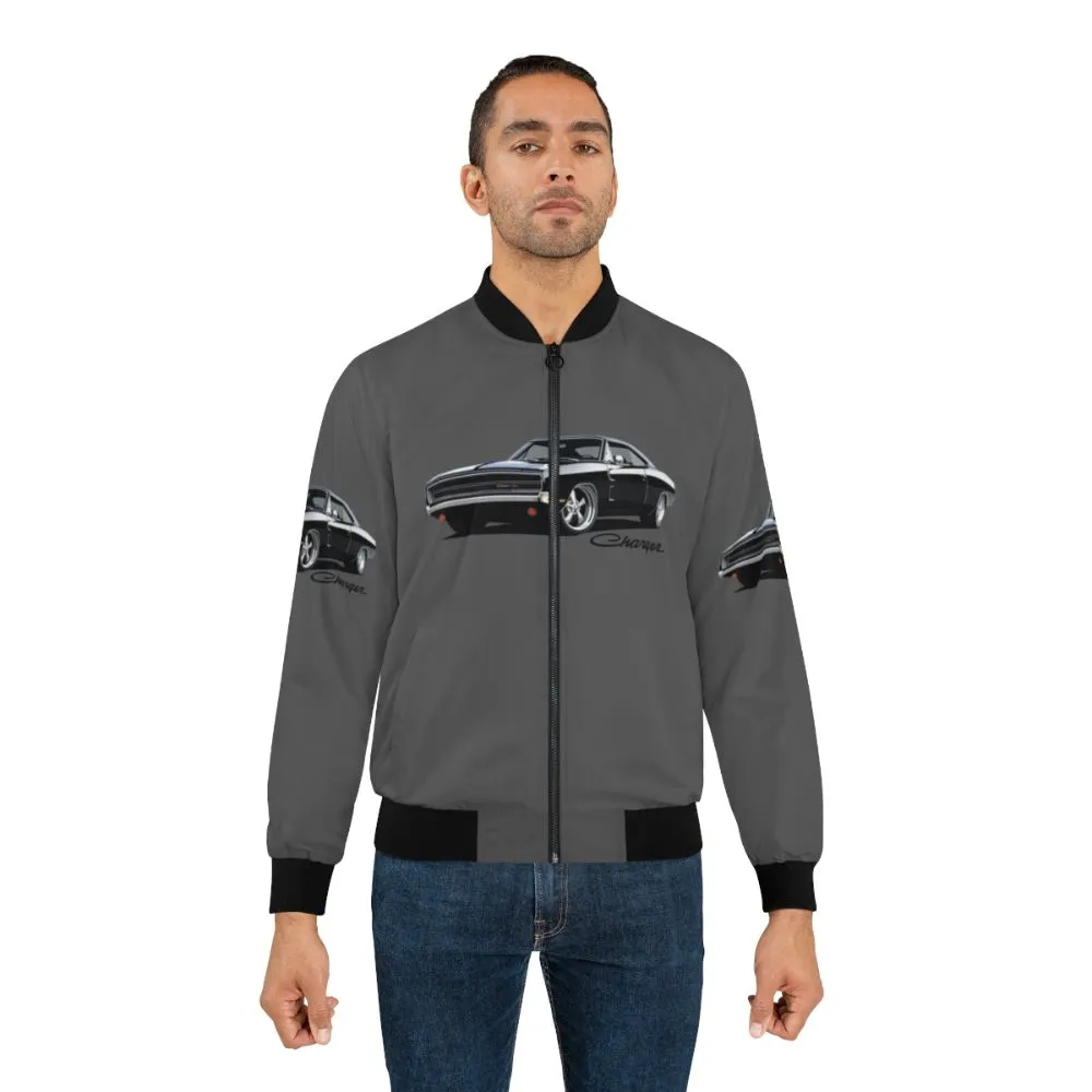 1970 Dodge Charger Bomber Jacket - Iconic Muscle Car Style