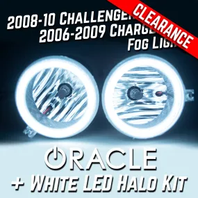 2008-10 Dodge Challenger Fog Lights - ORACLE White LED Halo Kit