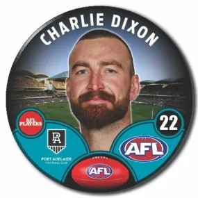 2023 AFL Port Adelaide Player Badge - Charlie Dixon