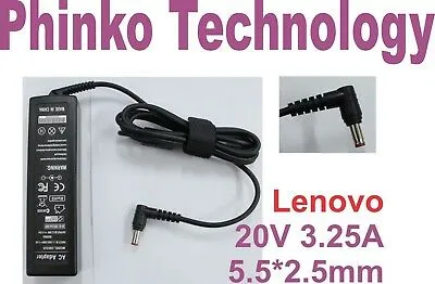 20V 3.25A AC Adapter charger Lenovo G555 G560 V470 V570 Z470 Z570 Z370