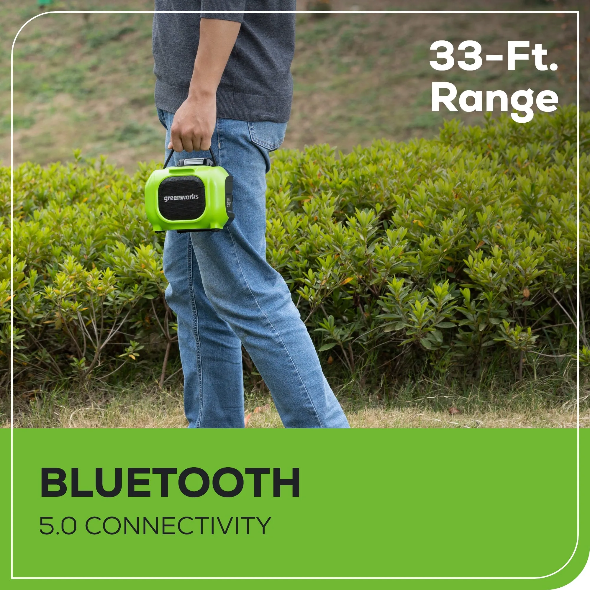 24V Cordless Battery Mini Bluetooth Speaker (Tool Only)