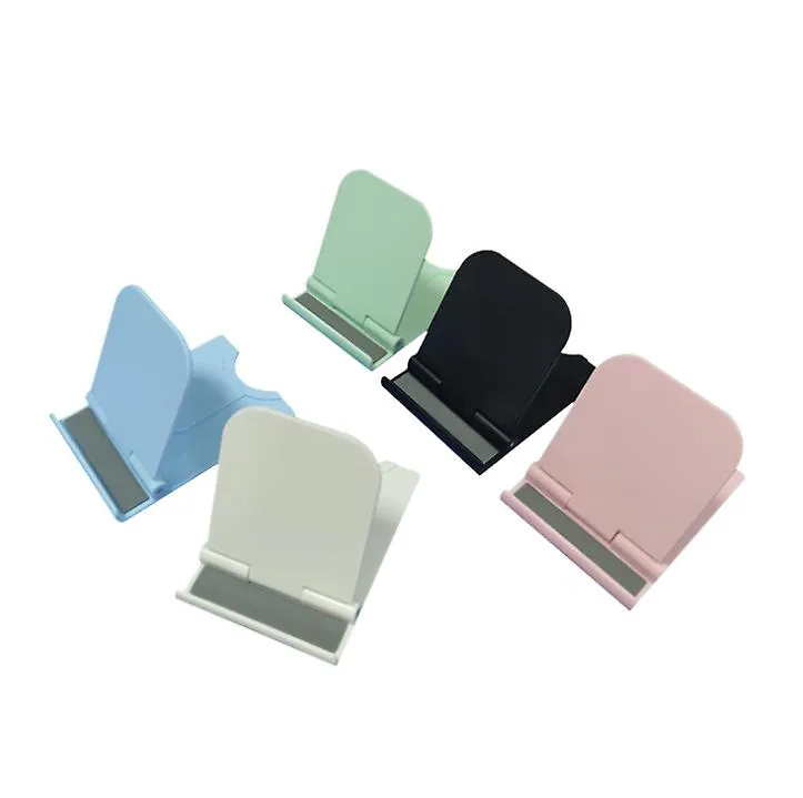 2Pcs green Universal mobile phone tablet desktop stand, foldable plastic mobile phone stand AZ19075