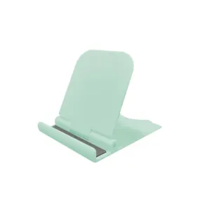 2Pcs green Universal mobile phone tablet desktop stand, foldable plastic mobile phone stand AZ19075