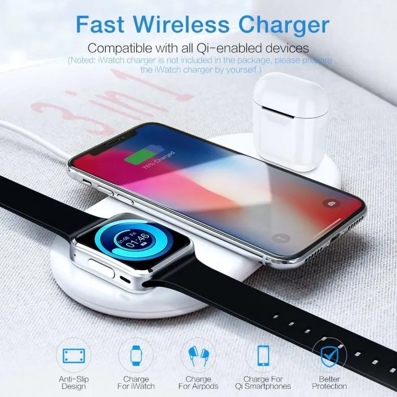 3 in 1 Wireless Charger Station