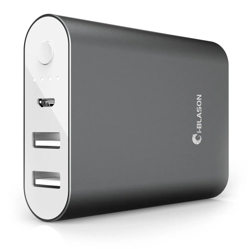 3 Port 7800 mAh Power Bank - Black