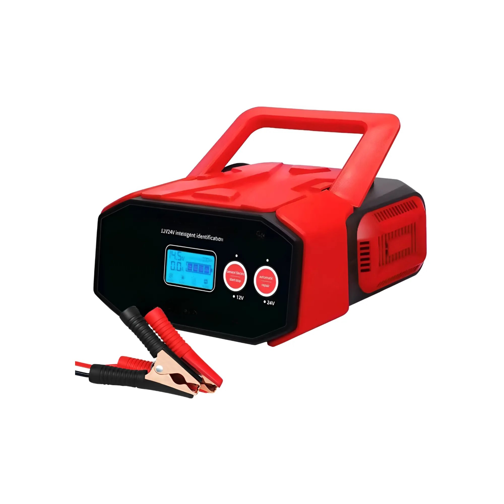 400W 12V/24V Smart Automatic Repair Intelligent Battery Pulse Charger CD918 Red