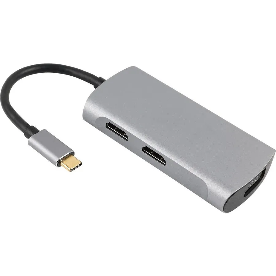 4Xem 3-Port Usb-C To Hdmi And Vga Multi-Monitor Hub