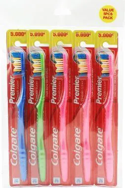 5 Pack Colgate Premier Toothbrush