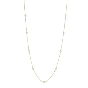 9kt Gold 22" Multi Baroque Pearl Pendant Necklace