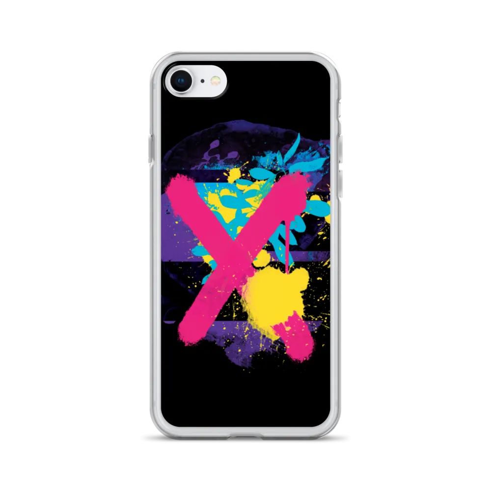 Abstract Series 01 iPhone Case Black