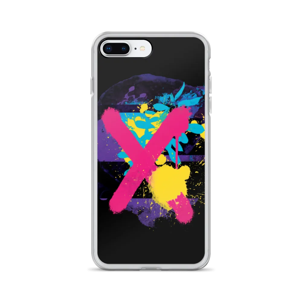 Abstract Series 01 iPhone Case Black