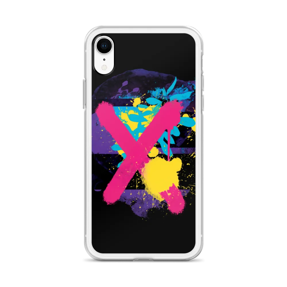 Abstract Series 01 iPhone Case Black