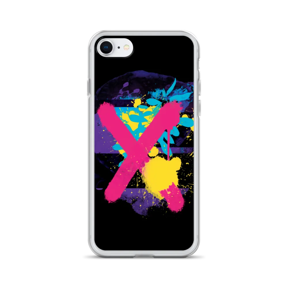 Abstract Series 01 iPhone Case Black