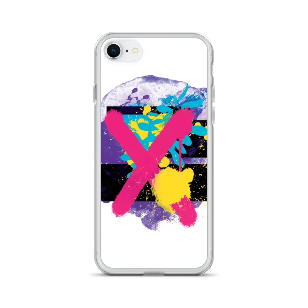 Abstract Series 01 iPhone Case White