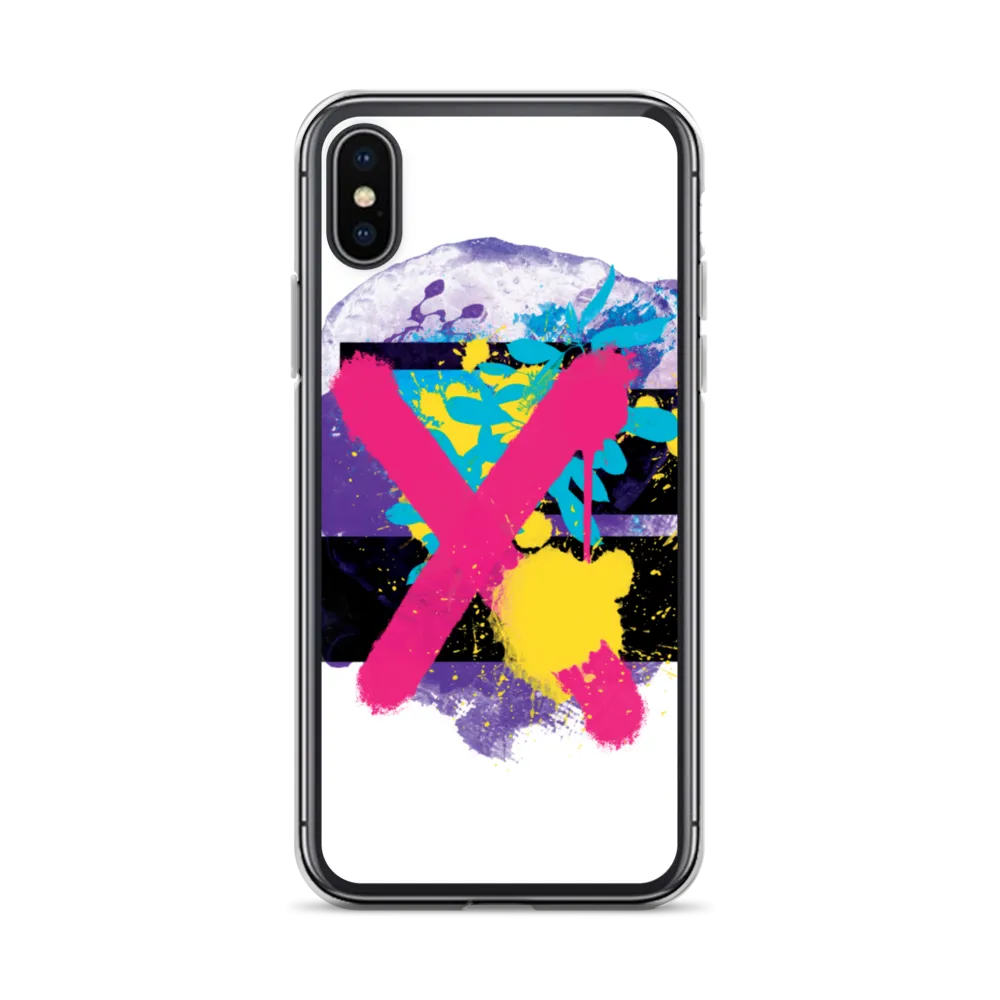 Abstract Series 01 iPhone Case White