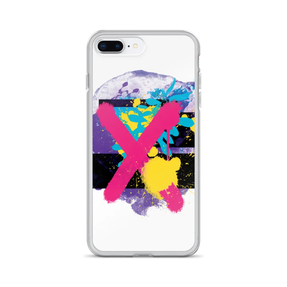 Abstract Series 01 iPhone Case White