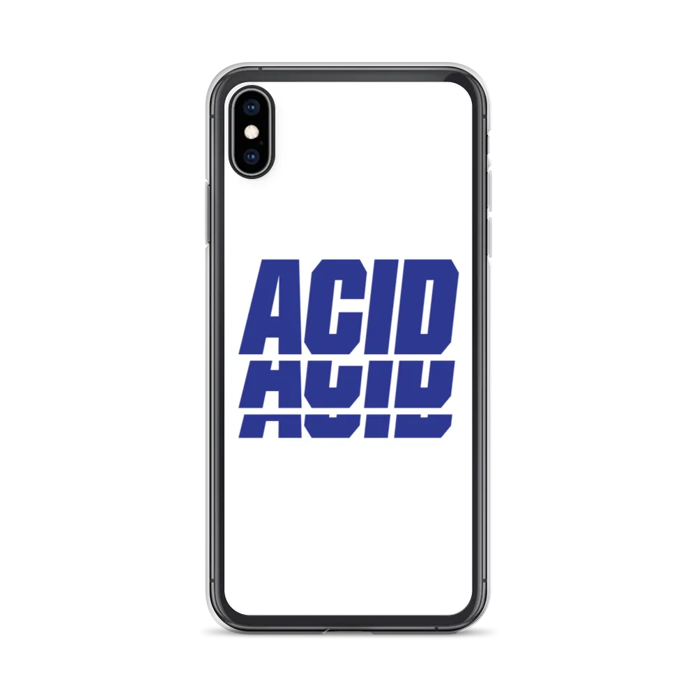 ACID Blue iPhone Case