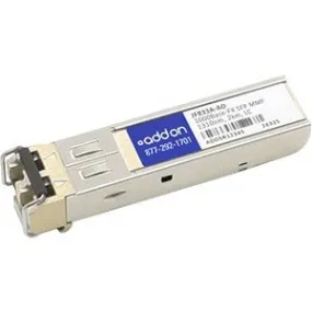 Addon Hp Jf833A Compatible Taa Compliant 100Base-Fx Sfp Transceiver (Mmf, 1310Nm, 2Km, Lc)