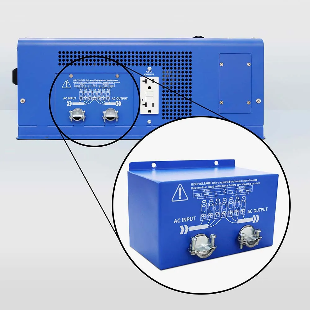 AIMS Power 3000 Watt 12 Volt Pure Sine Inverter Charger With 50A Bypass