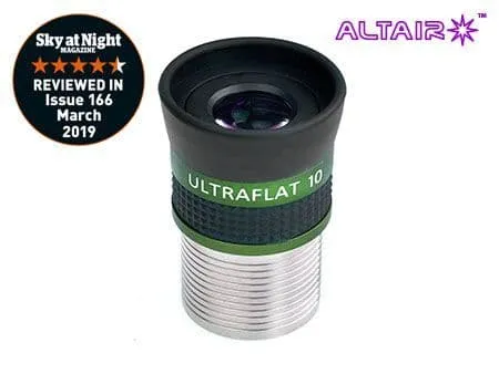 Altair Ultraflat 10mm 60 Degree Eyepiece Stainless Steel Barrel