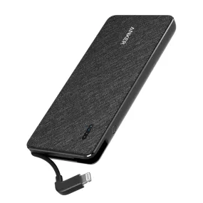 Anker PowerCore  10000mAh Portable Charger with Built-in Lightning Cable