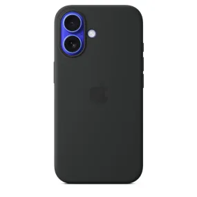 Apple iPhone 16 Silicone Case with MagSafe and Camera Control - Black 