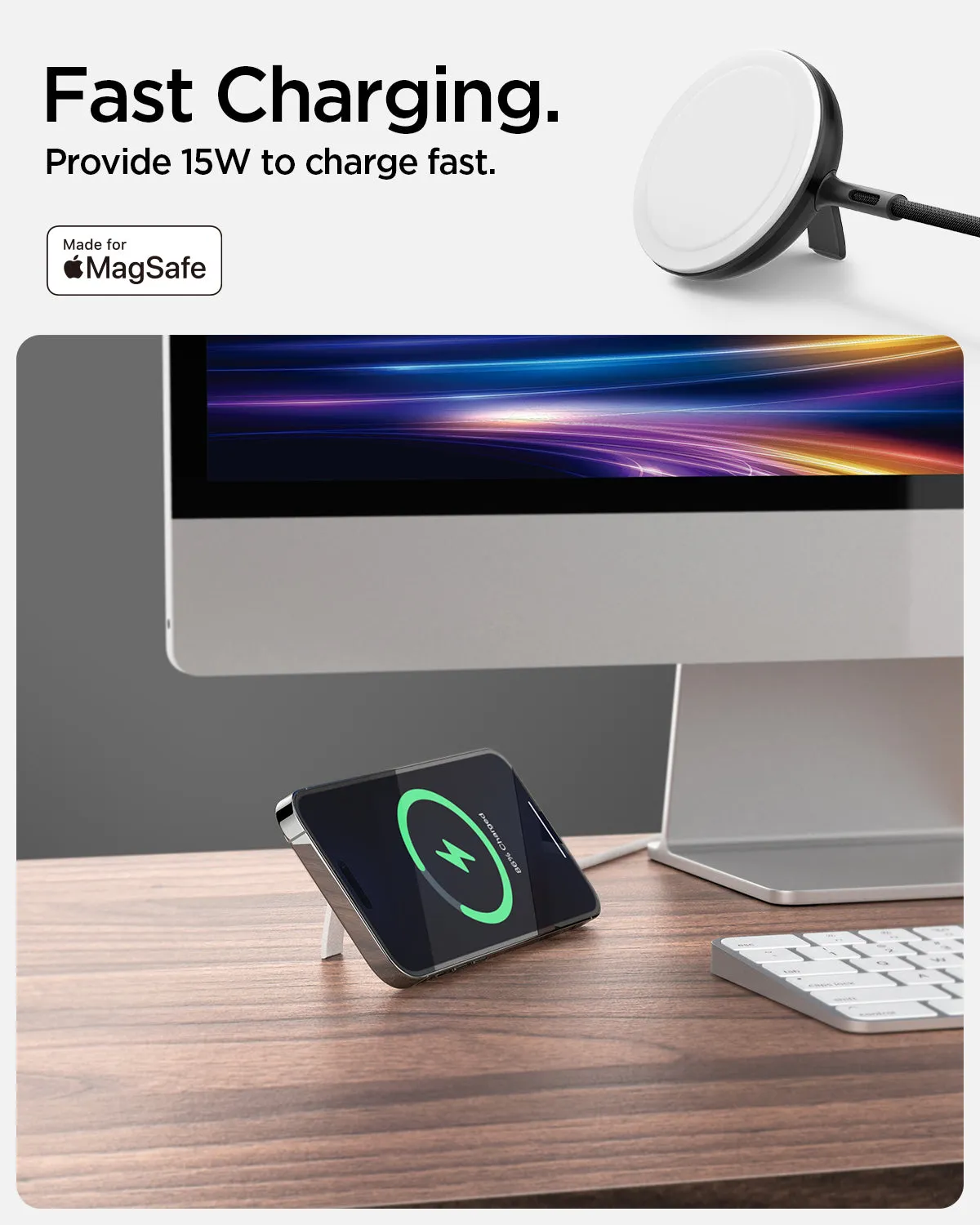 ArcField™ Magnetic 15W Wireless Charger | PF2200 (MagFit)