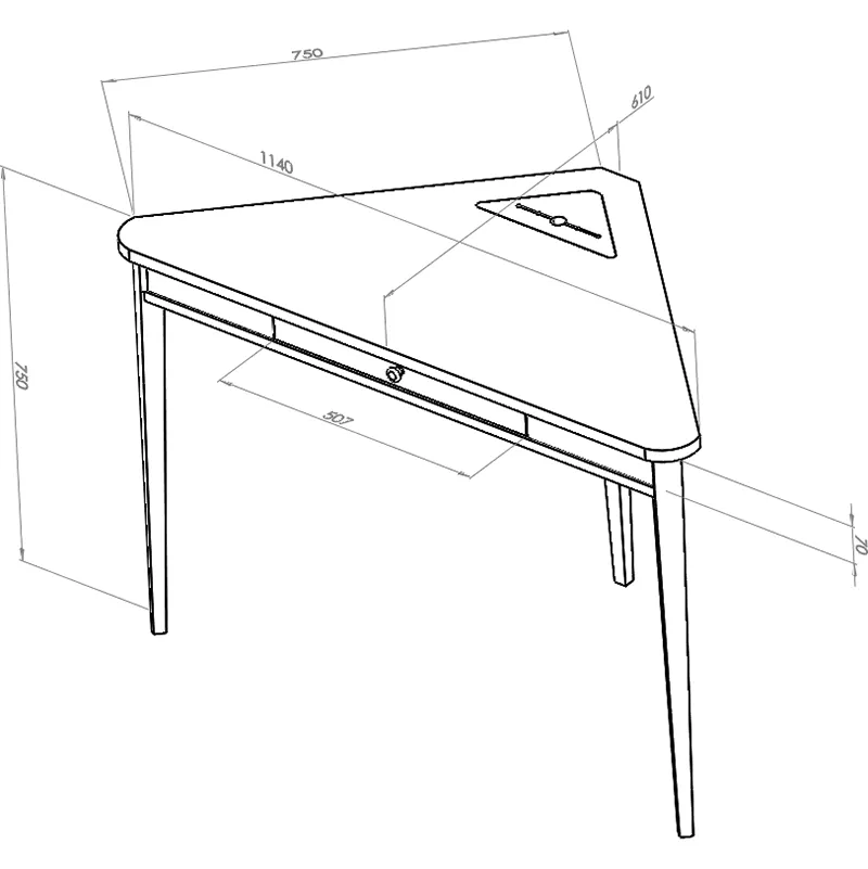 Ashme Corner Desk