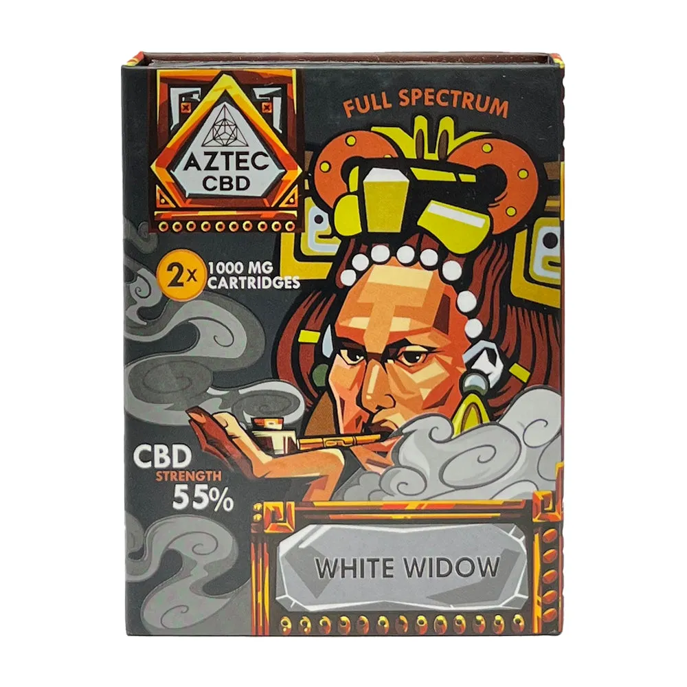 Aztec - 55% 1ml CBD Cartridge - Twin Pack New Flavours