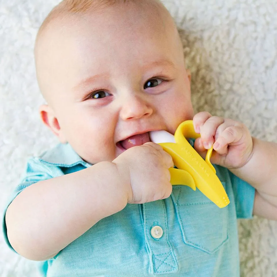 Baby Banana Bendable Infant Training Toothbrush