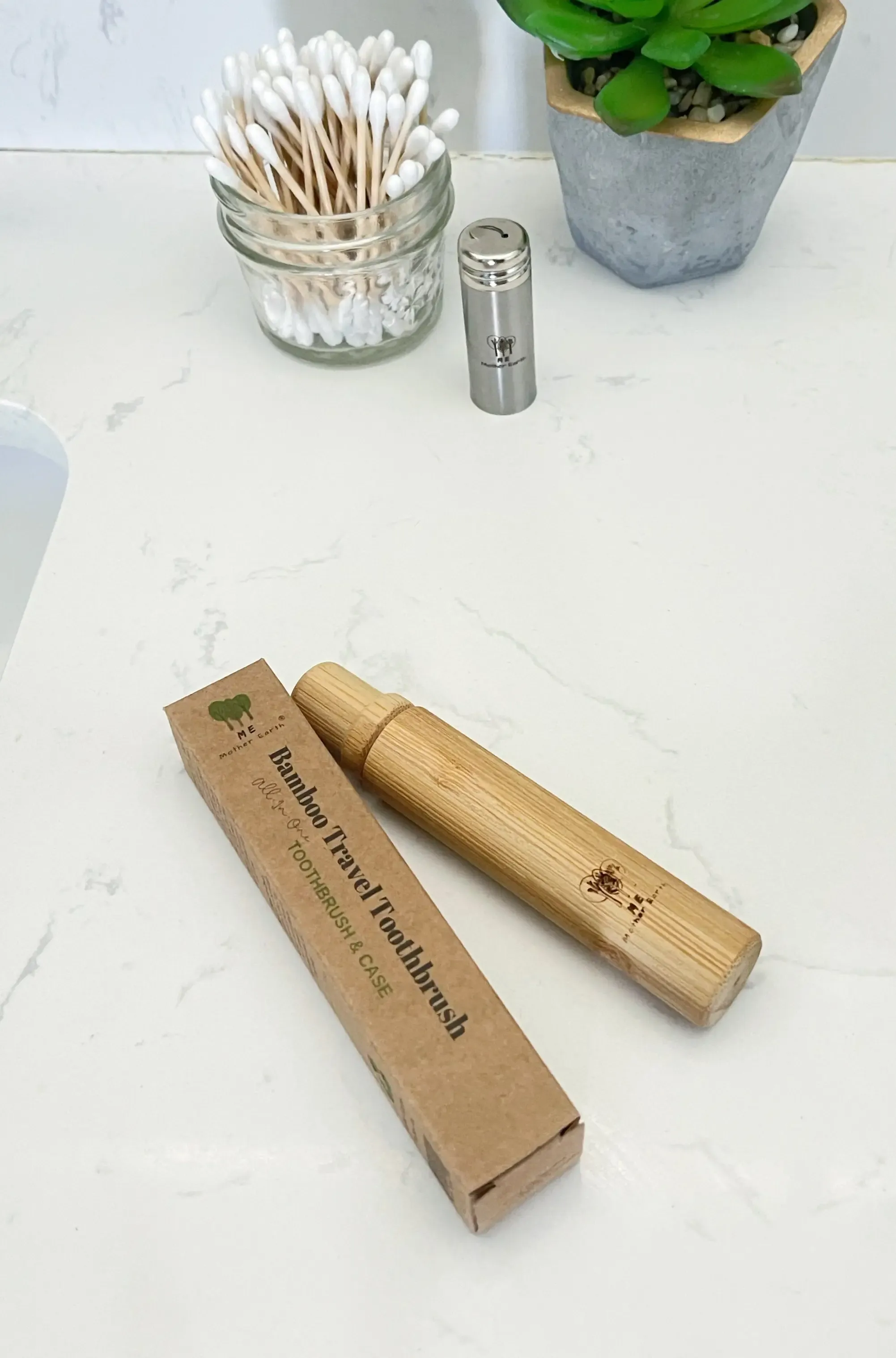 Bamboo All-In-One Travel Toothbrush