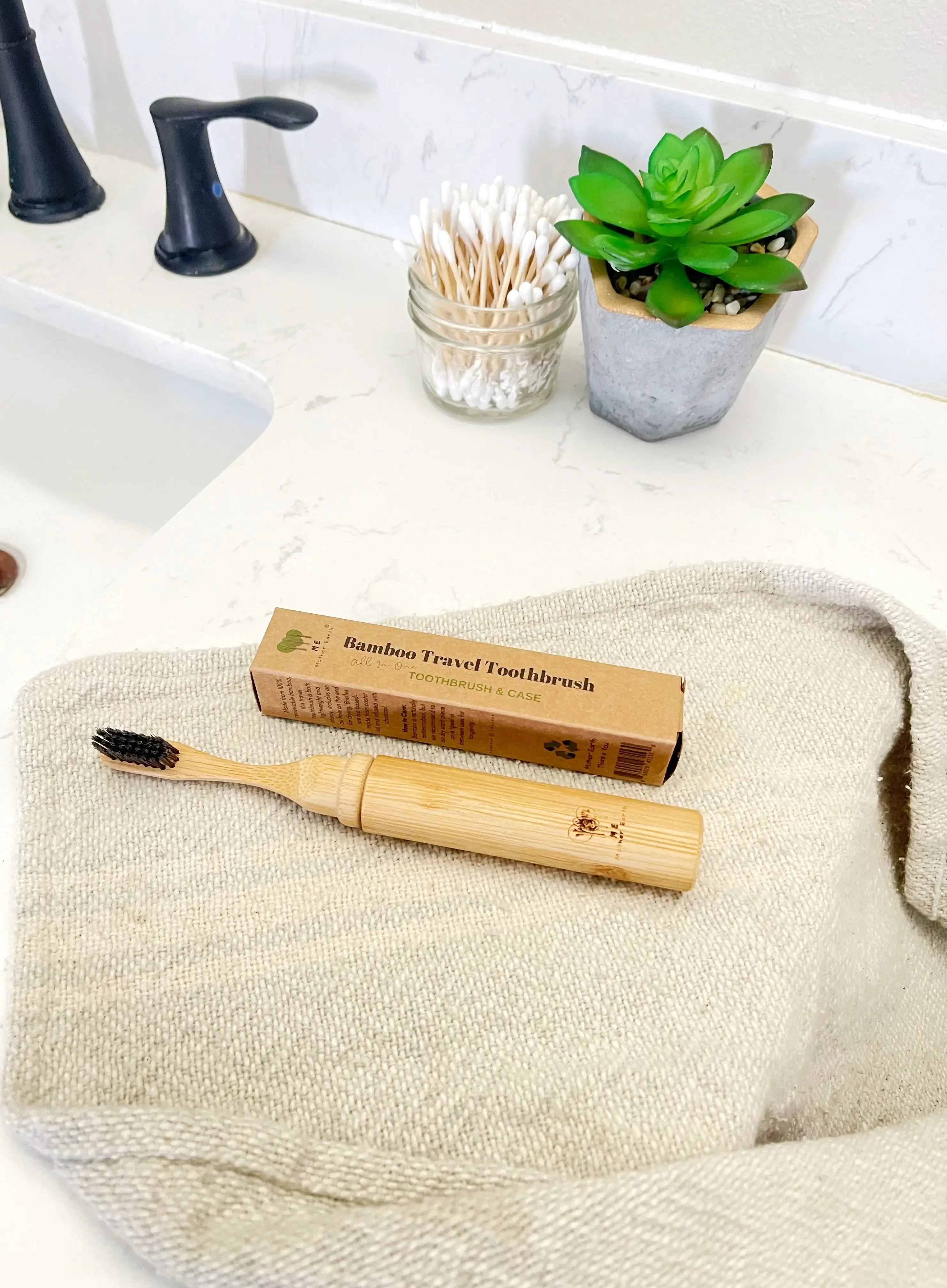 Bamboo All-In-One Travel Toothbrush