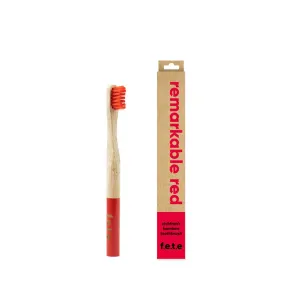 Bamboo Toothbrush Remarkable Red - Red Child 1 Unit