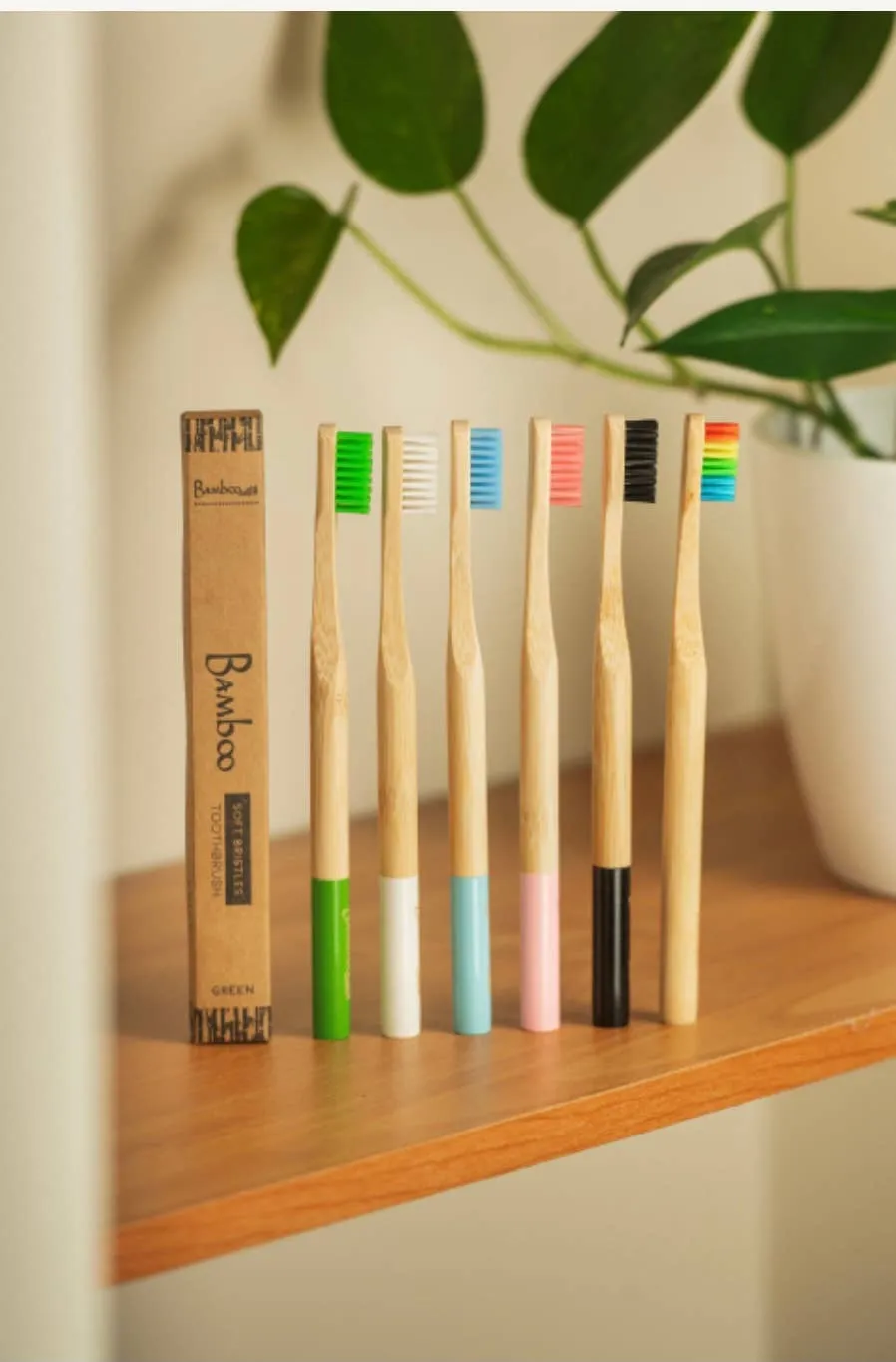 Bamboo Toothbrushes (Multiple Styles)