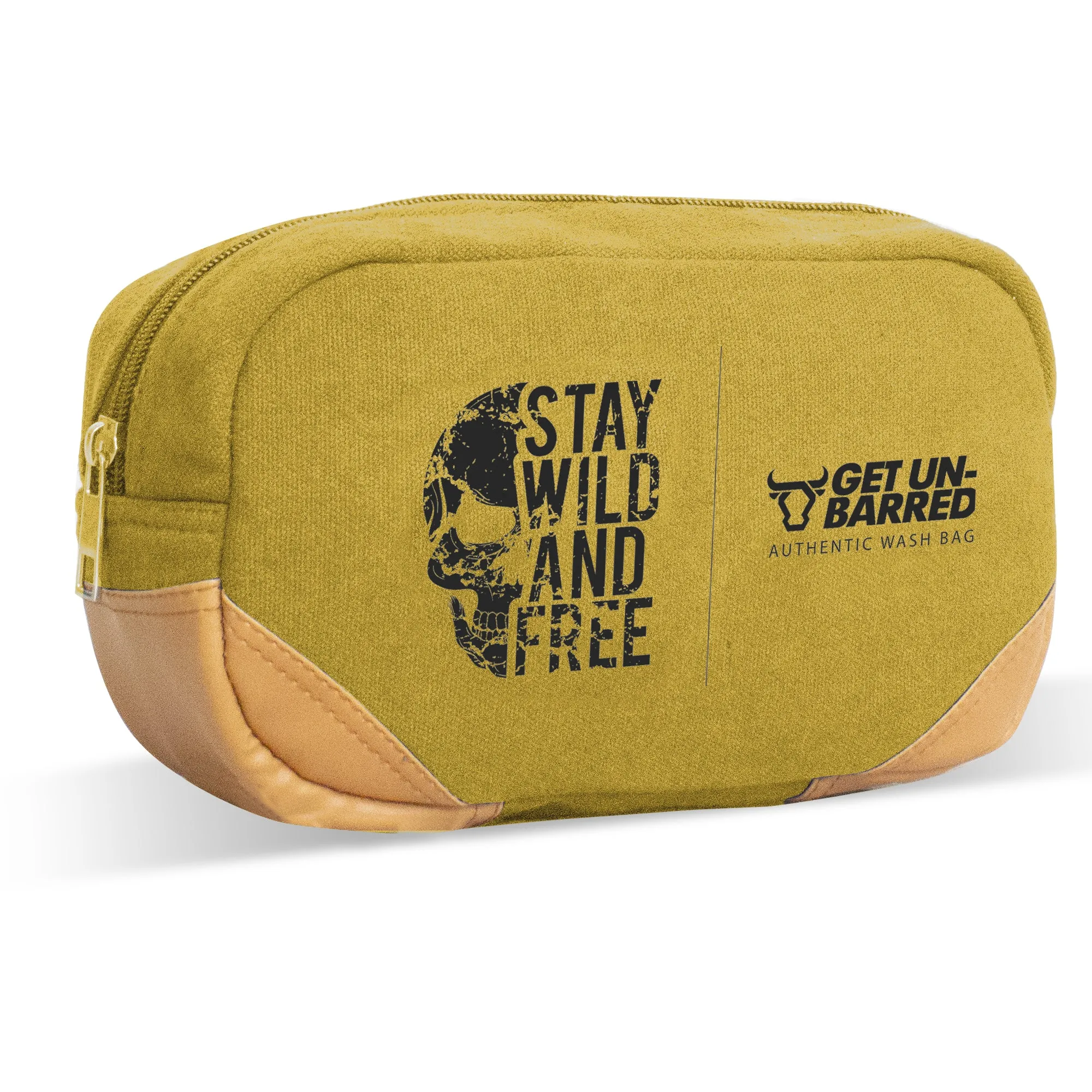 Bang Men's Wash Bag Travel Toiletry Organizer for Travel Accessories (Mustard)