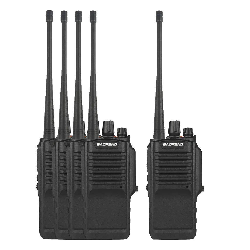 Baofeng BF-9700 [5 Pack] | UHF | 7/5/1W | Waterproof | Noise Reduction [DISCONTINUED]