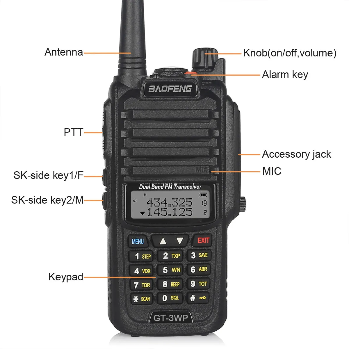 Baofeng GT-3WP Two Way Radio [10 Packs]   Programming Cable [DISCONTINUED]