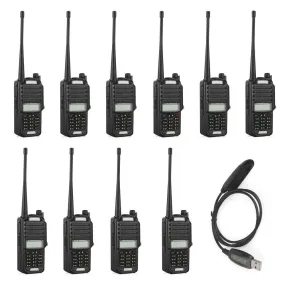 Baofeng GT-3WP Two Way Radio [10 Packs]   Programming Cable [DISCONTINUED]