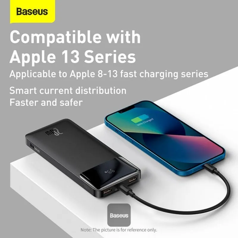 Baseus BiPow Digital Display Power Bank - 10000mAh / 20W / Black