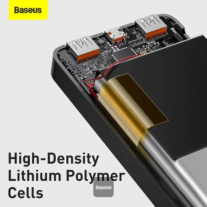 Baseus BiPow Digital Display Power Bank - 10000mAh / 20W / Black