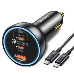 Baseus Qualcomm Quick Charge 5.0 160W Muliti-Port Car Charger