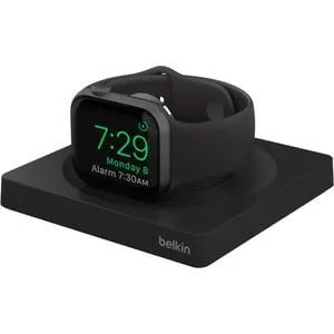 Belkin Boost Charge Pro Portable Fast Charger for Apple Watch, Black