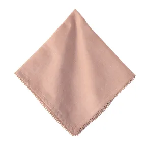 Berry Trim Napkin - Blush