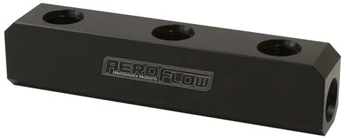 Billet 5 Port Fuel Log -12AN AF457-12BLK